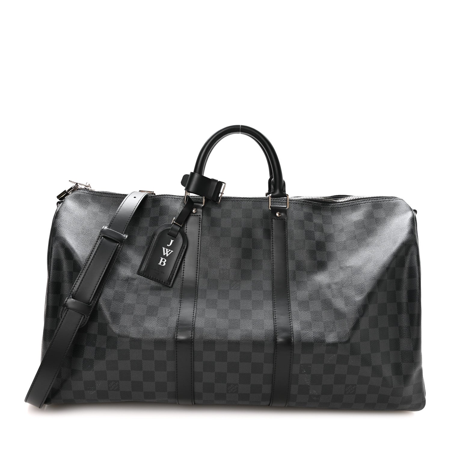 Louis Vuitton Damier Graphite Keepall Bandouliere 55 1 of 10