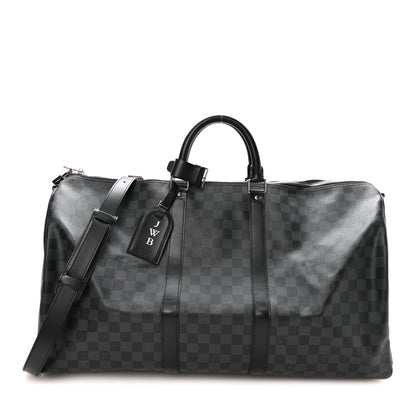 Louis Vuitton Damier Graphite Keepall Bandouliere 55 1 of 10