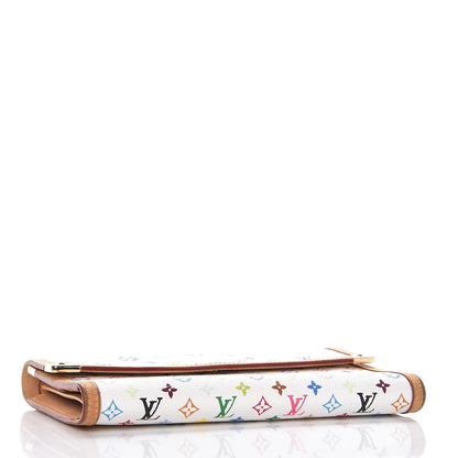 Louis Vuitton Monogram Multicolor Porte Tresor International Wallet White 4 of 9