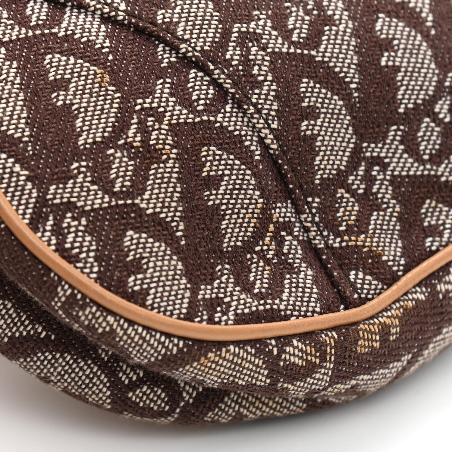 Christian Dior Monogram Mini Saddle Pochette Beige 10 of 11