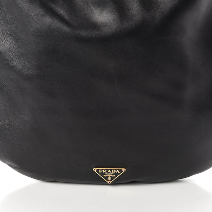 Prada Nappa Chain Hobo Black 9 of 12