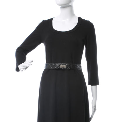 Chanel Aged Calfskin Quilted Reissue Belt 75 30 Black 2 of 10