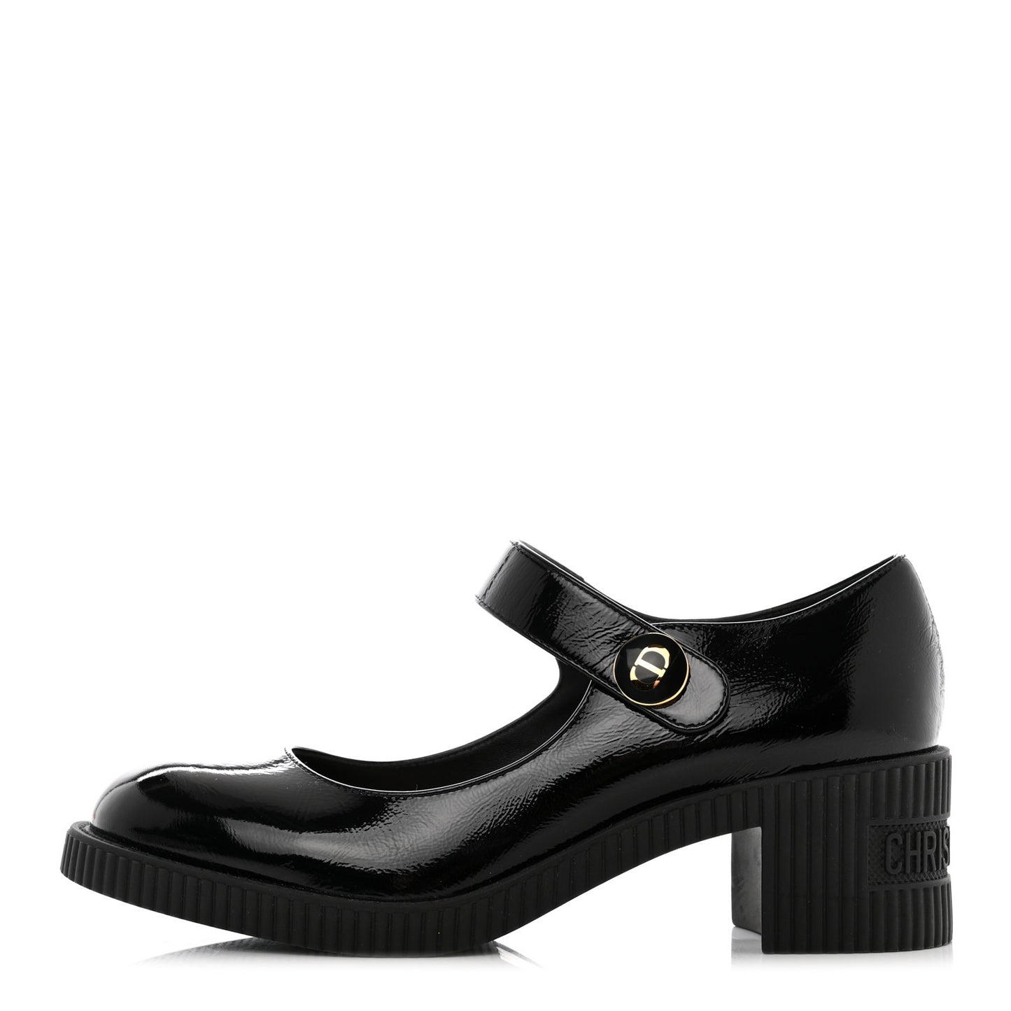 Brushed Calfskin Uniform 30mm Pumps 35.5 Black