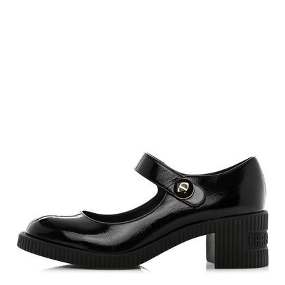 Christian Dior Brushed Calfskin Uniform 30mm Pumps 35.5 Black 1 of 8