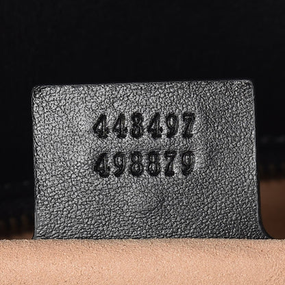 Gucci Calfskin Matelasse Small GG Marmont Shoulder Bag Black 9 of 10