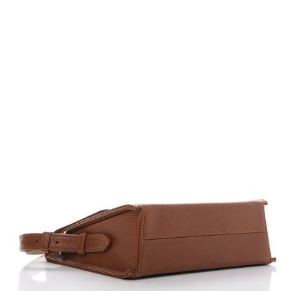 Chanel Grained Calfskin Shoulder Bag Brown 4 of 10