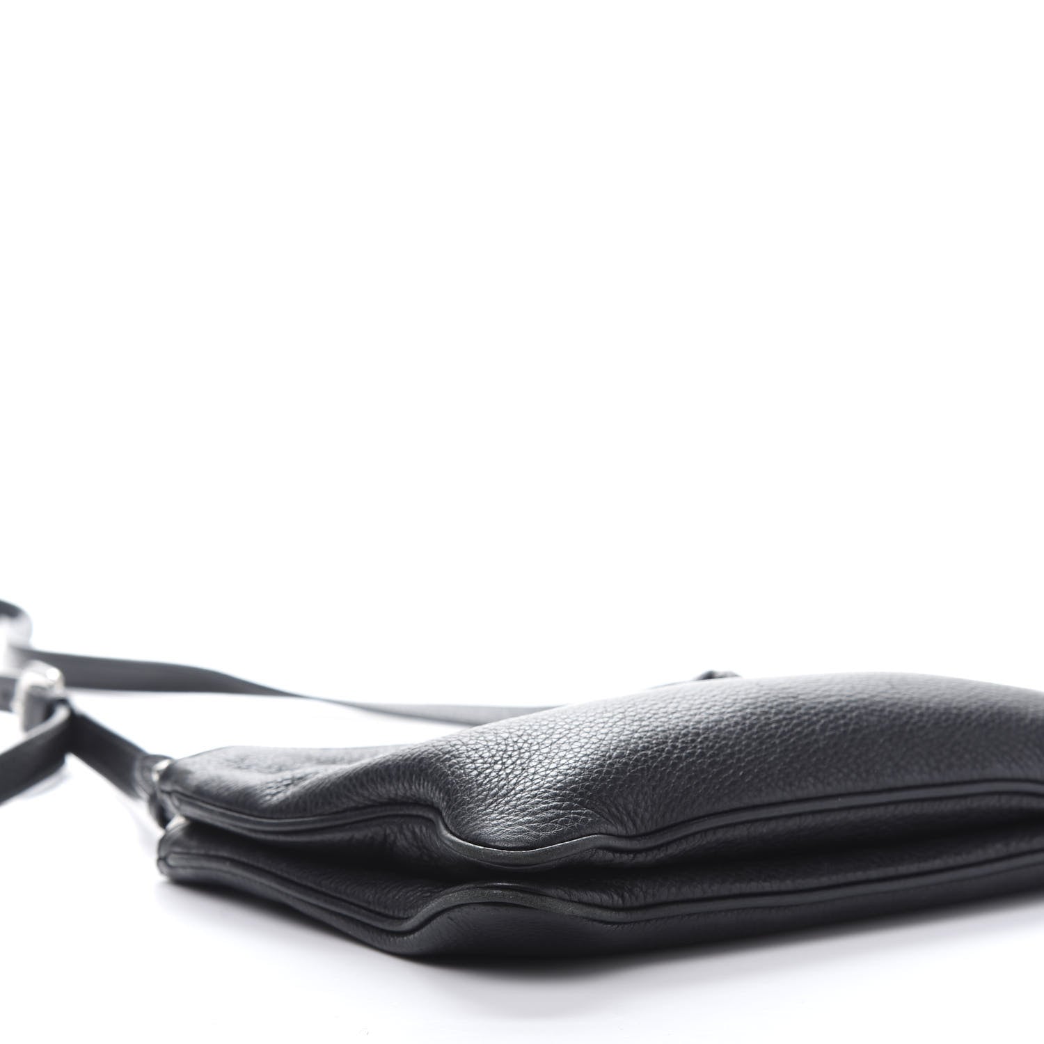 Prada Vitello Daino Double Zip Crossbody Bag Black 7 of 12