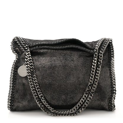 Stella McCartney Chamois Shiny Dotted Small Falabella Tote Ruthenium 1 of 10