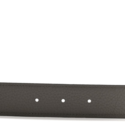 Hermes Box Togo 32mm Belt Strap 85 Black Etain 4 of 7