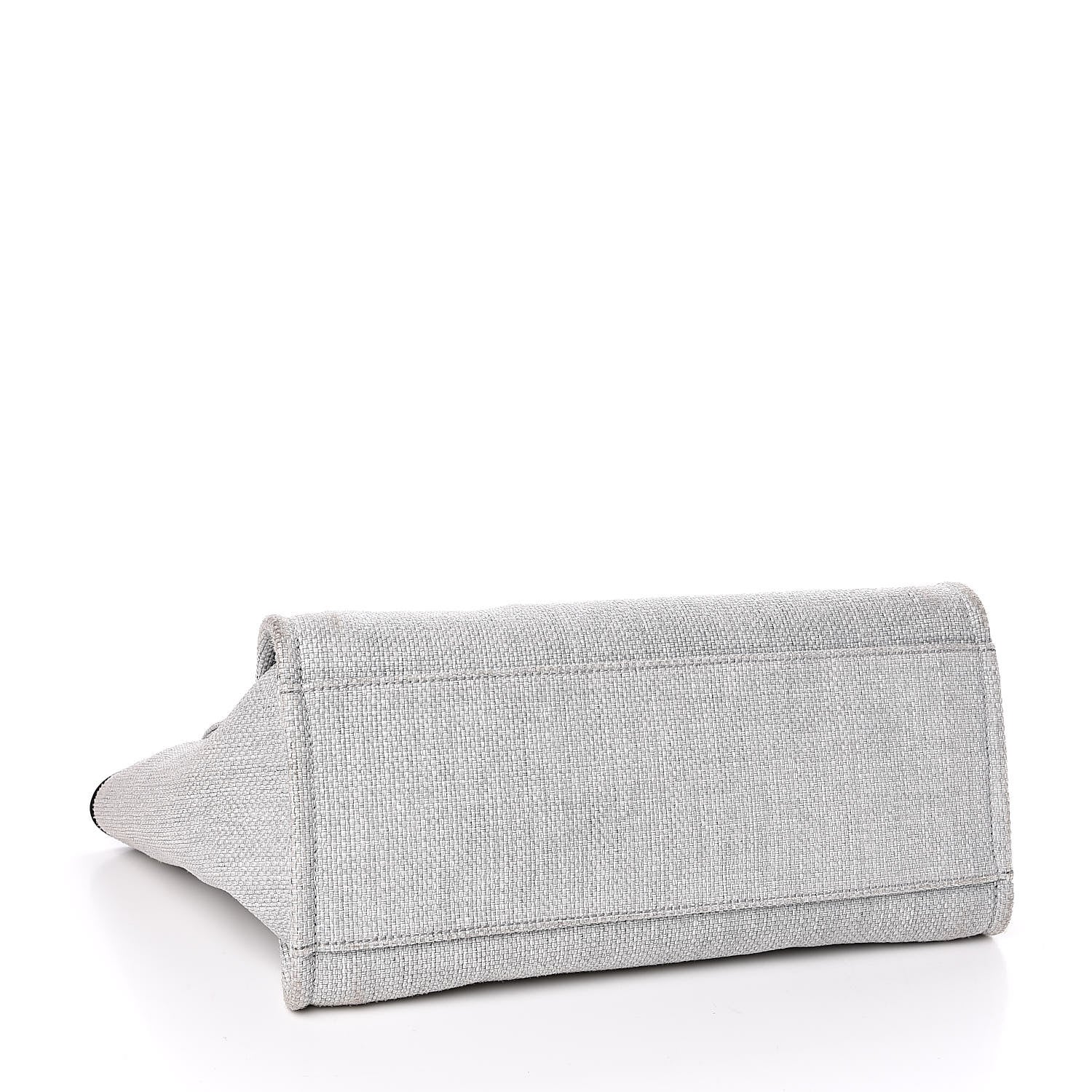Chanel Canvas Deauville Large Tote Grey 4 of 10