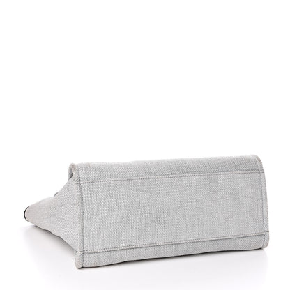 Chanel Canvas Deauville Large Tote Grey 4 of 10