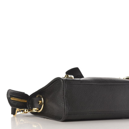 Balenciaga Chevre Gold Metallic Edge Hardware Mini City Black 9 of 12