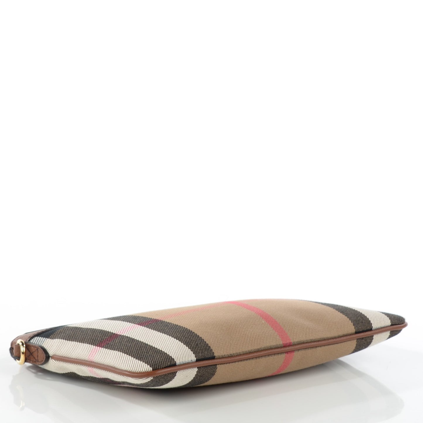 House Check Derby Peyton Crossbody Clutch Bag Tan