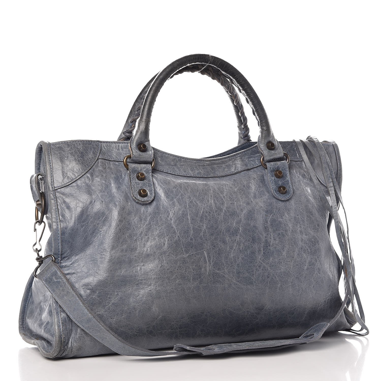 Balenciaga Agneau Classic Hardware City Bleu Glacier 4 of 15
