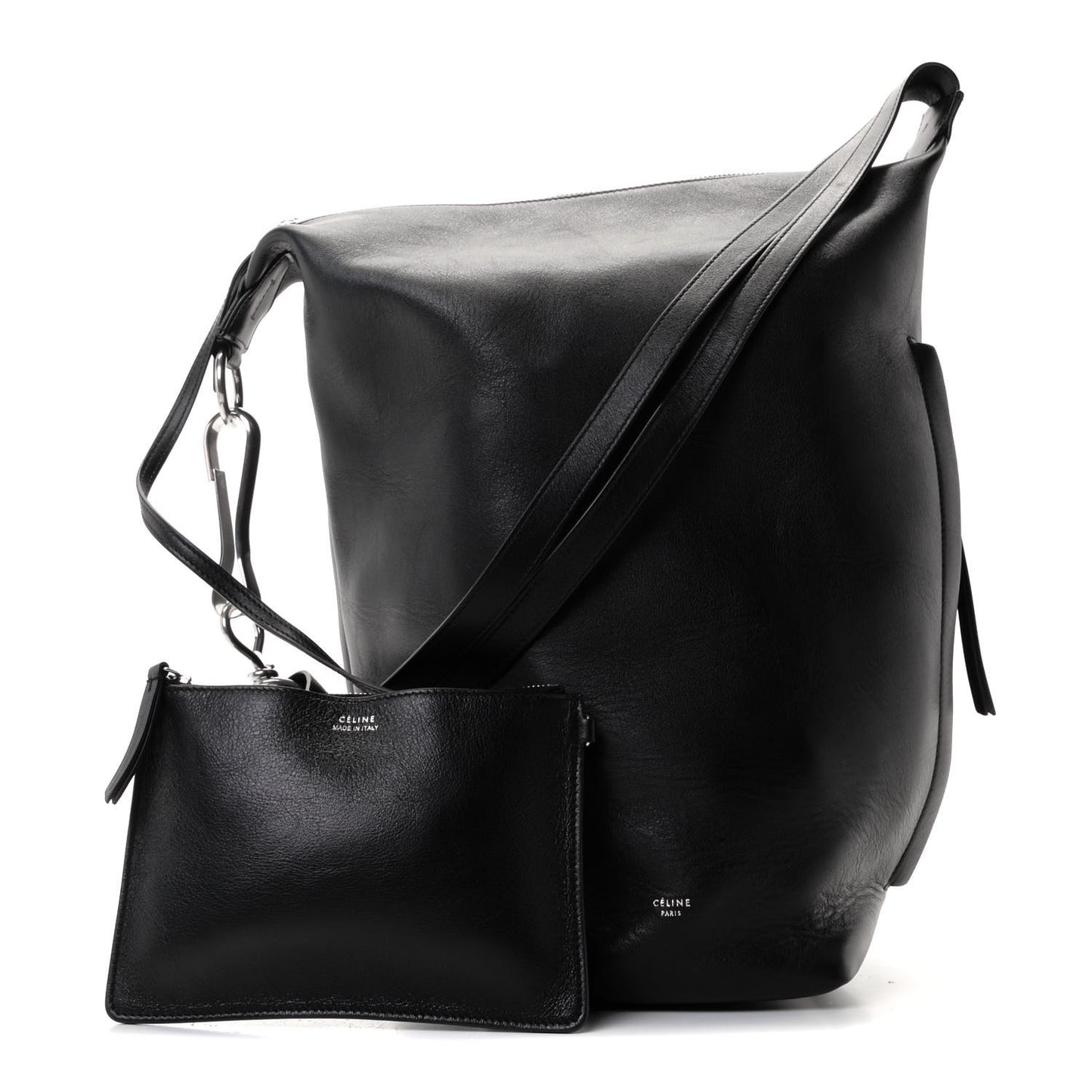Calfskin Large Mariner Bag Black