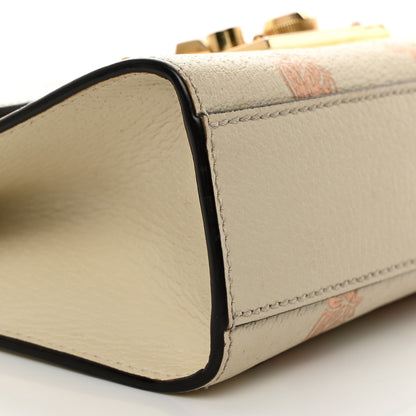 Gucci GG Supreme Monogram Strawberry Cherry Small Padlock Shoulder Bag Mystic White 10 of 11