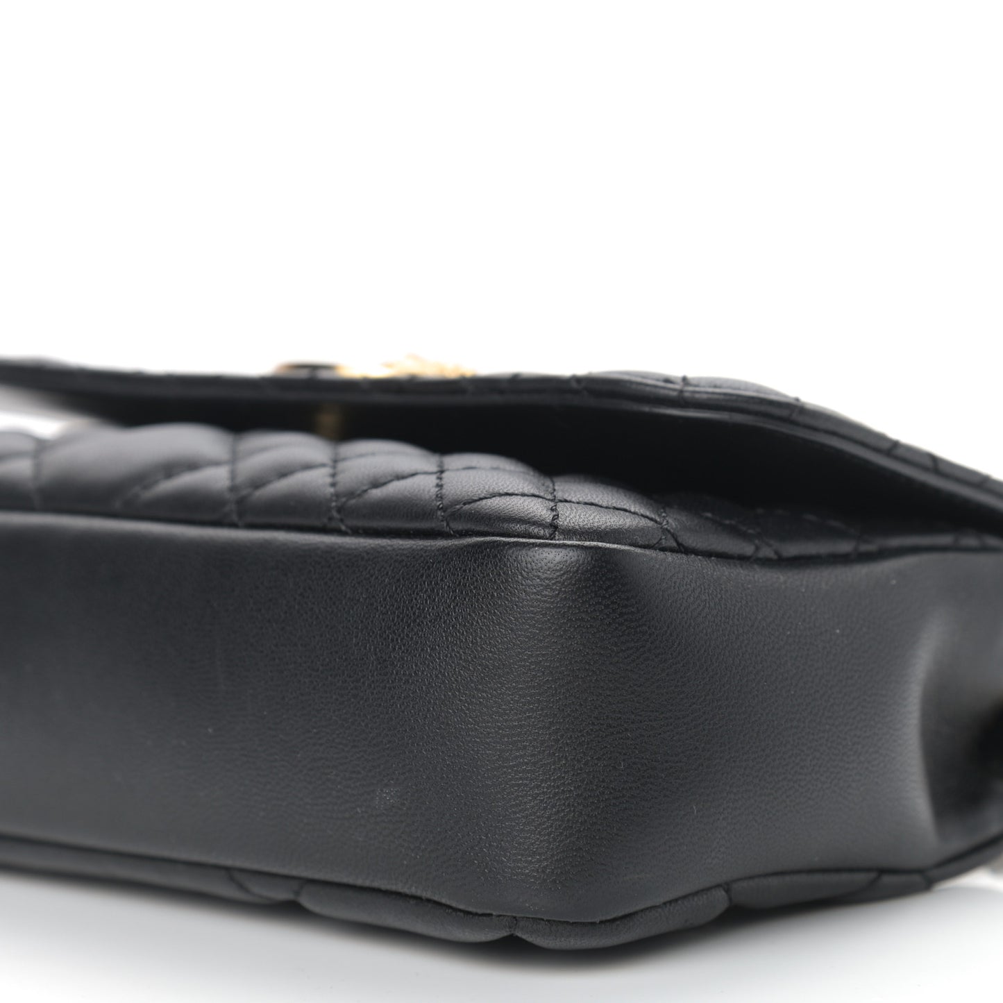 Nappa Barocco Quilted Vanitas Crossbody Black