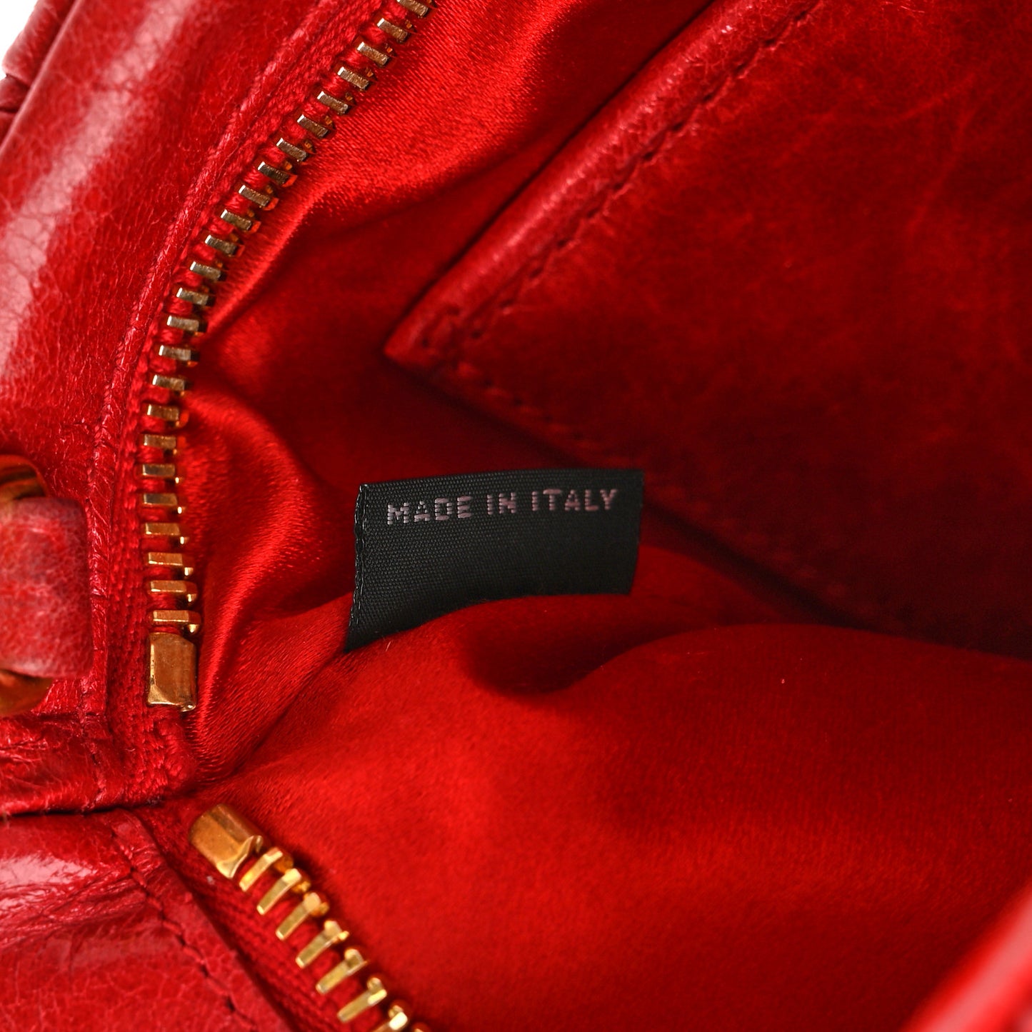 Nappa Matelasse Lux Pouch Fuoco