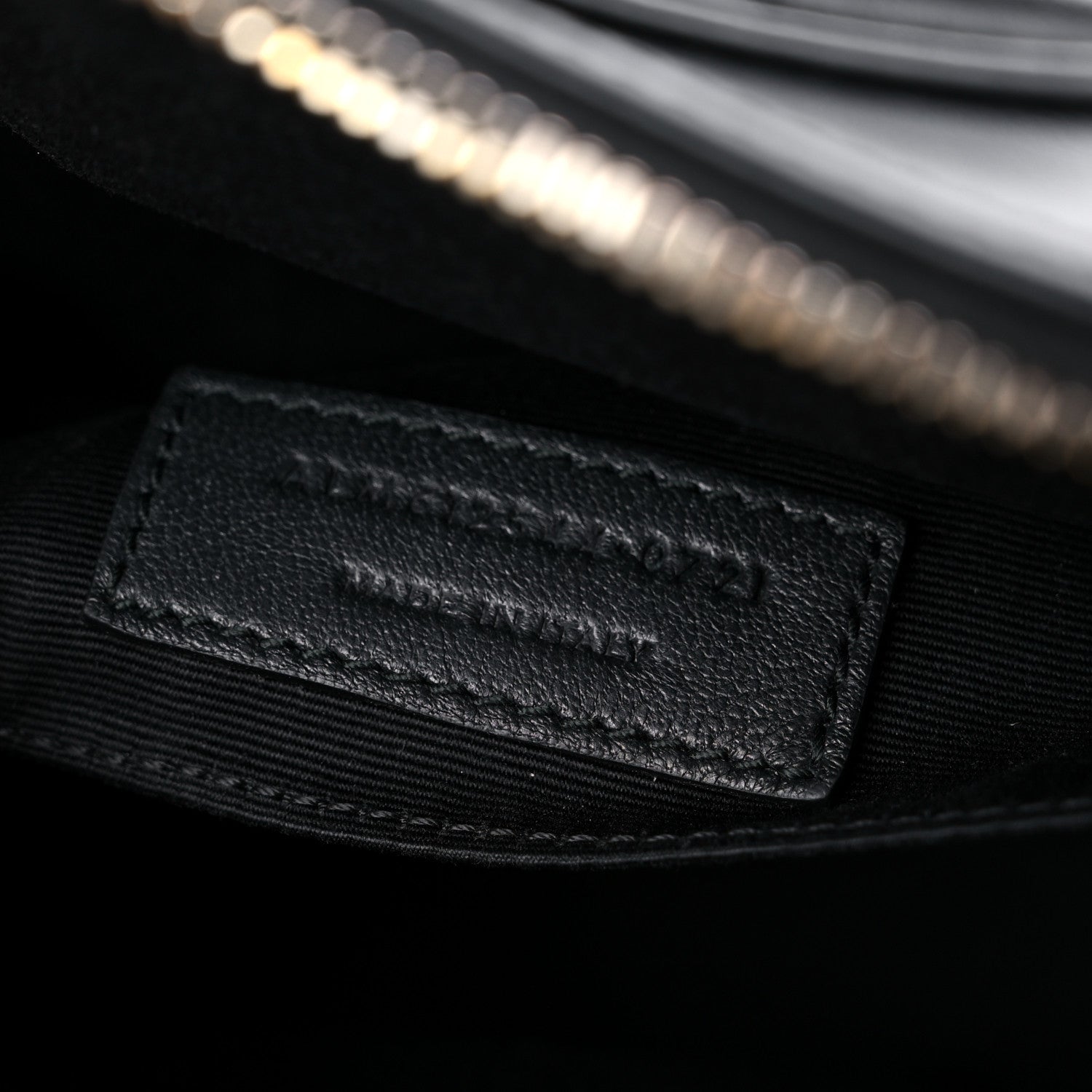 Saint Laurent Calfskin Matelasse Monogram Lou Camera Bag Black 7 of 11