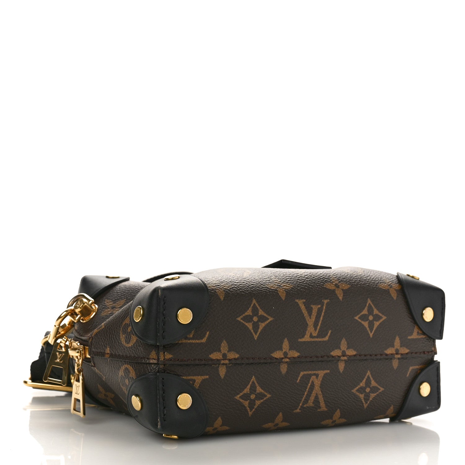 Louis Vuitton Monogram Petite Malle Souple Black 4 of 8