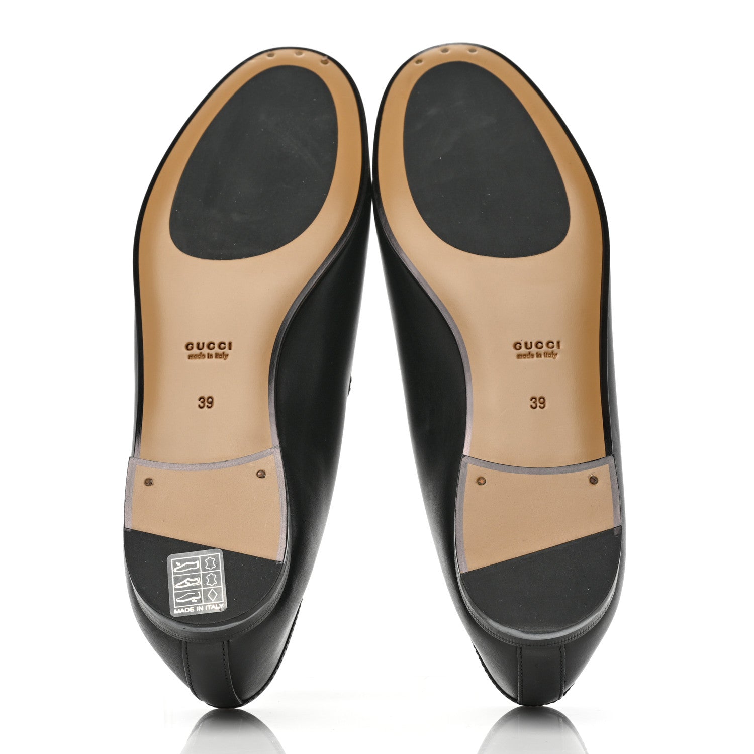 Gucci Calfskin Womens Jordaan Loafers 39 Black 5 of 9