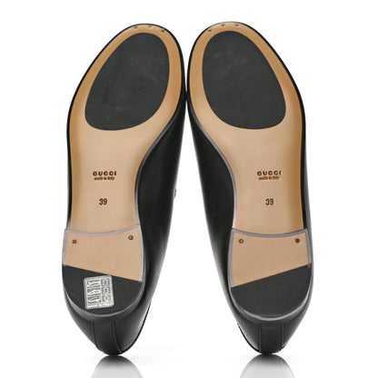 Gucci Calfskin Womens Jordaan Loafers 39 Black 5 of 9
