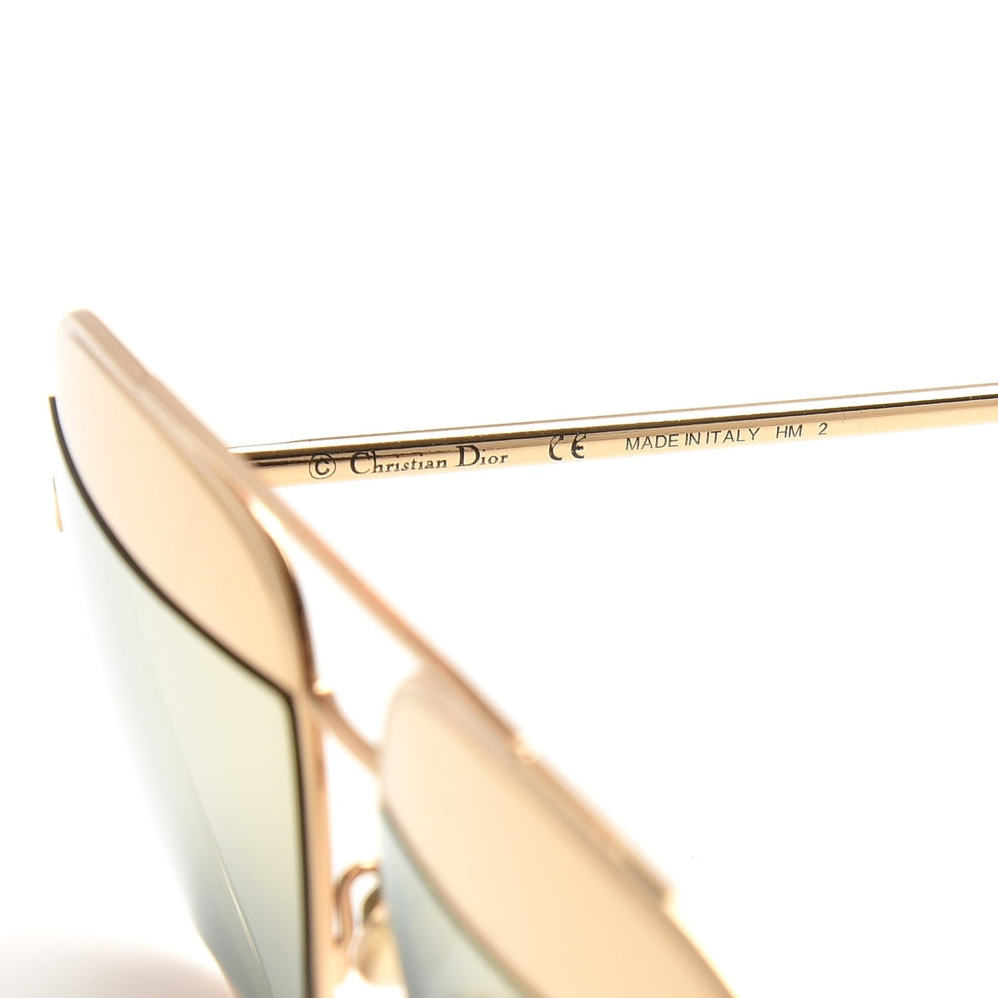 Split 1 Aviator Sunglasses Gold