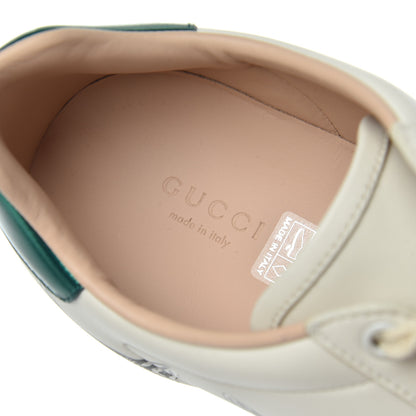 Gucci Calfskin Mystic Cat Print Womens Ace Sneakers 40 White 6 of 9