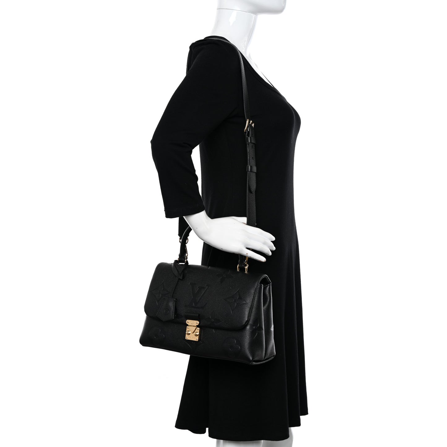 Empreinte Monogram Giant Madeleine MM Black