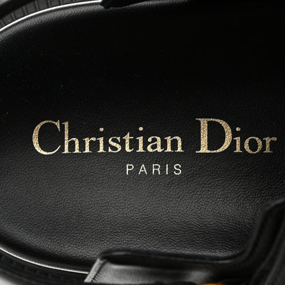 Christian Dior Lambskin Dioract 10mm Sandals 36.5 Black 7 of 10