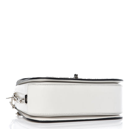 Valentino Garavani Vitello Loveblade Embellished Chain Flap Bag White 4 of 8