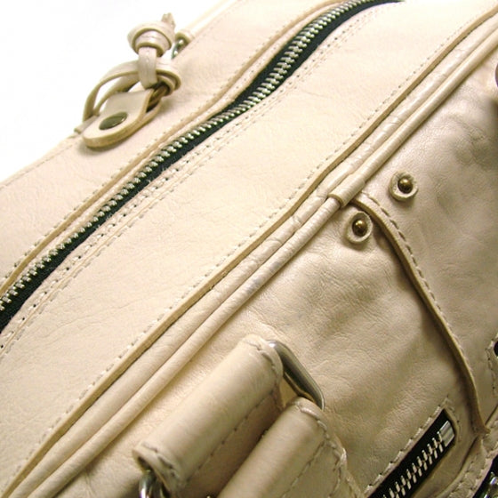 Goatskin BETTY Medium Ivory