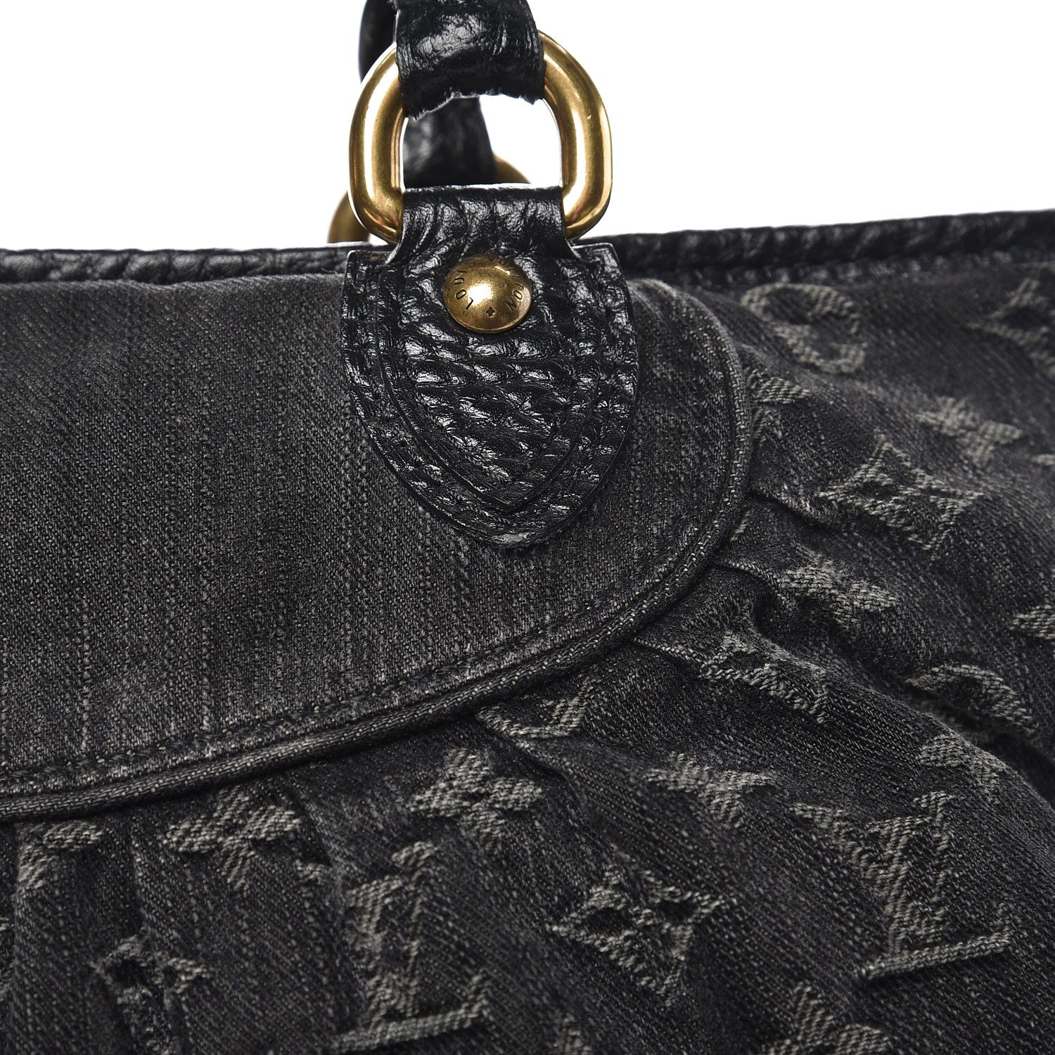 Louis Vuitton Denim Neo Cabby GM Black 9 of 9