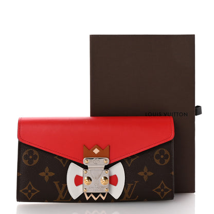 Louis Vuitton Monogram Tribal Mask Sarah Wallet Rouge 7 of 7