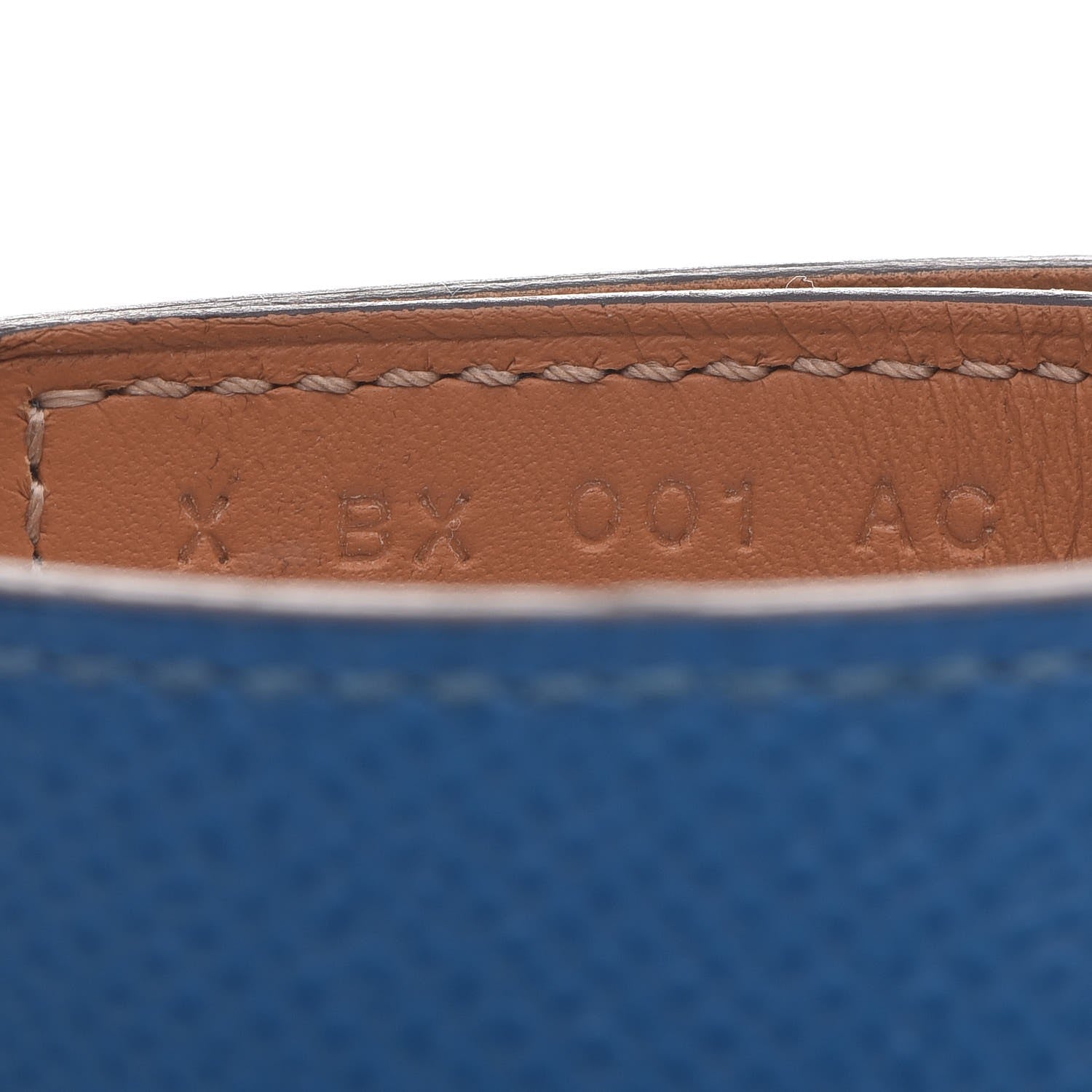 Hermes Epsom Creneau Bracelet S Bleu Izmir 4 of 8