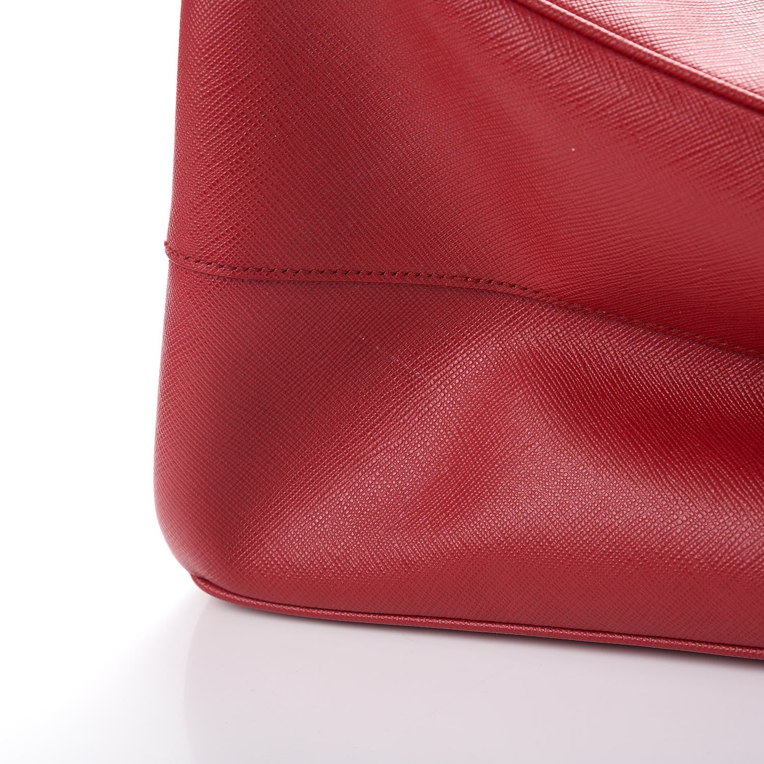 Prada Saffiano Lux Large Tote Fuoco 14 of 17