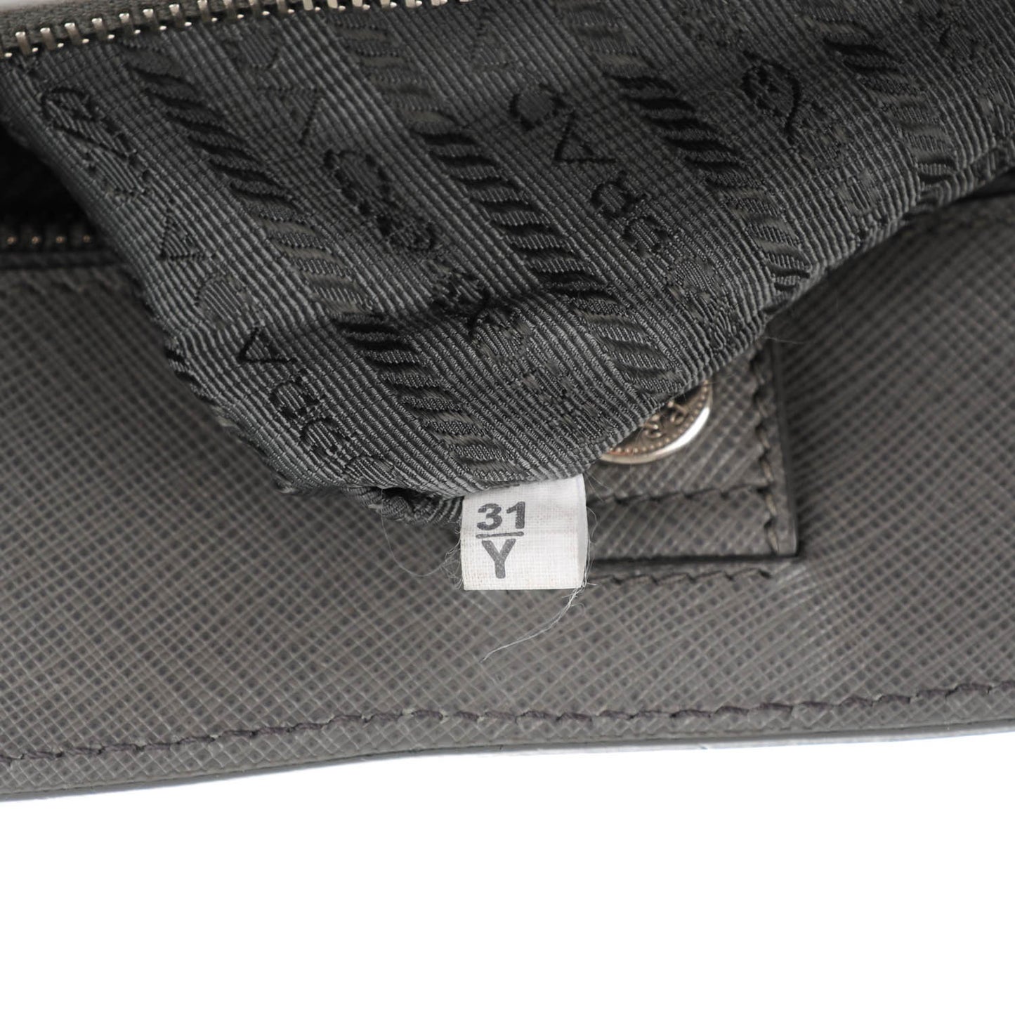 Saffiano Lux Bi-Color Tote Marmo Nube