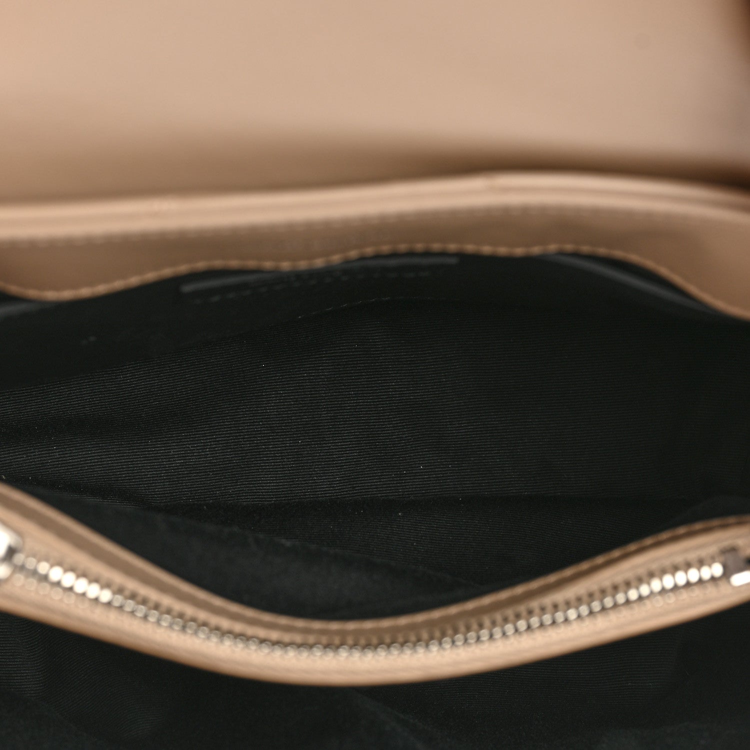 Saint Laurent Calfskin Y Quilted Monogram Small Loulou Chain Satchel Dark Beige 5 of 10