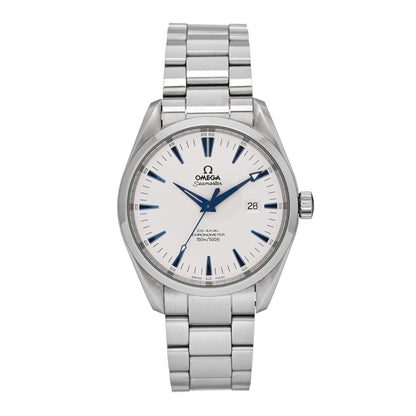 Omega Stainless Steel 42.2mm Seamaster Aqua Terra 150M Co-Axial Automatic Watch White 2502.33.00 1 of 4