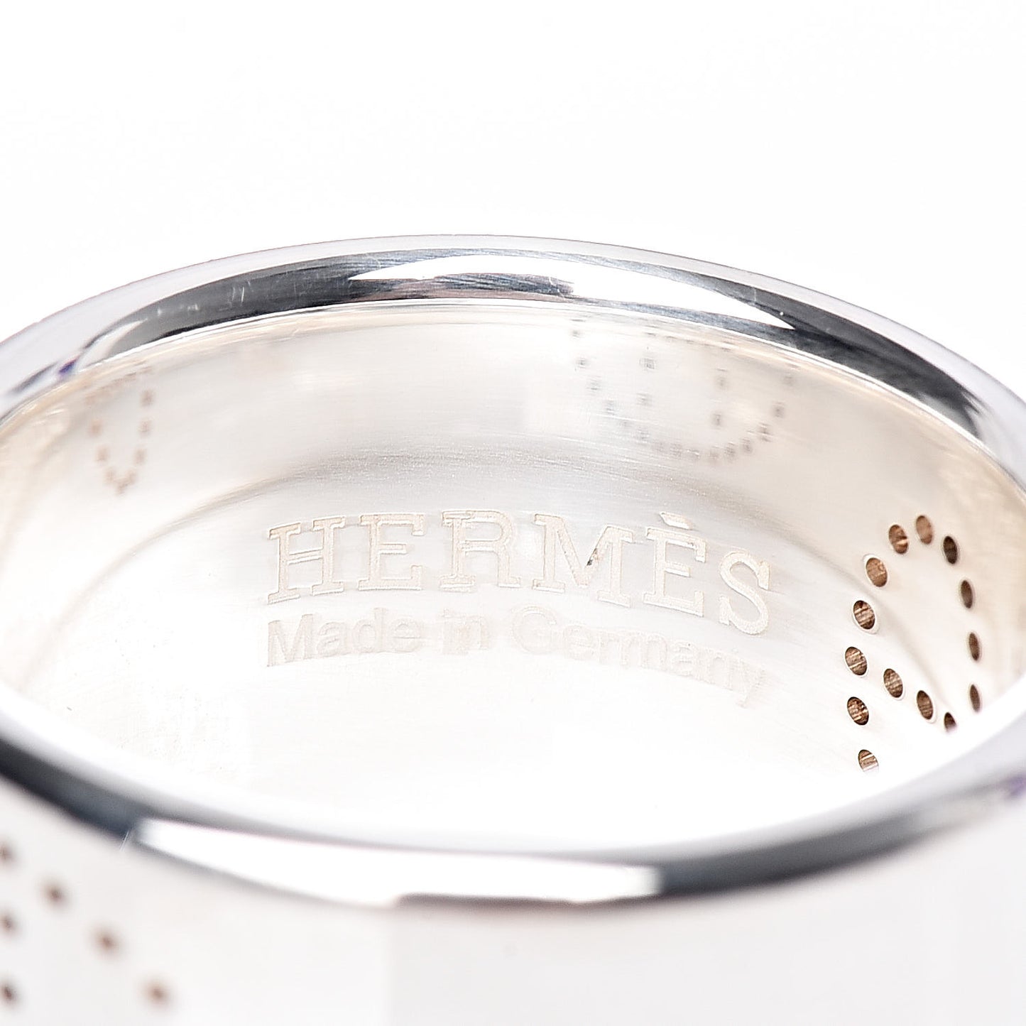 Sterling Silver GM Eclipse Ruban Ring 52 6