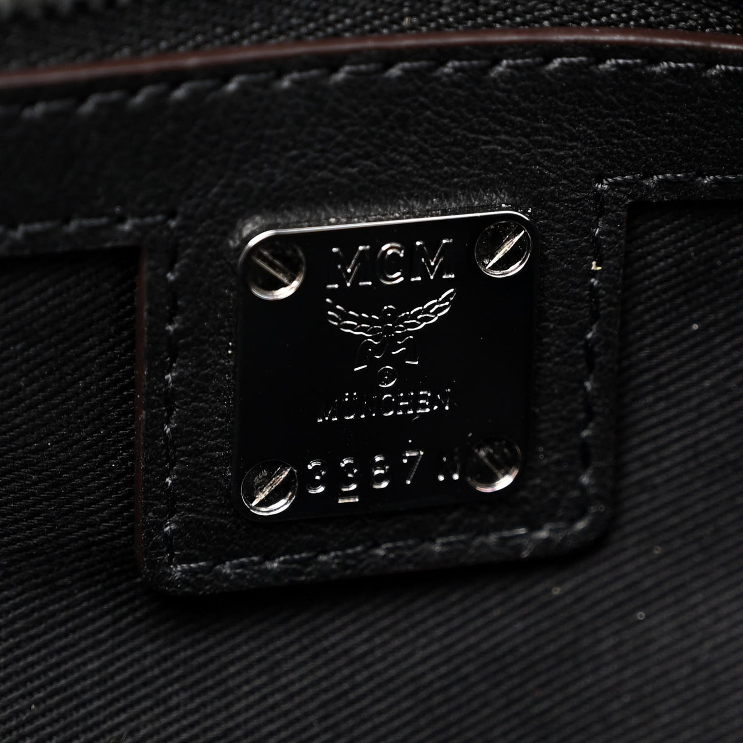 Calfskin Ottomar Monogram Essential Boston Bag Black