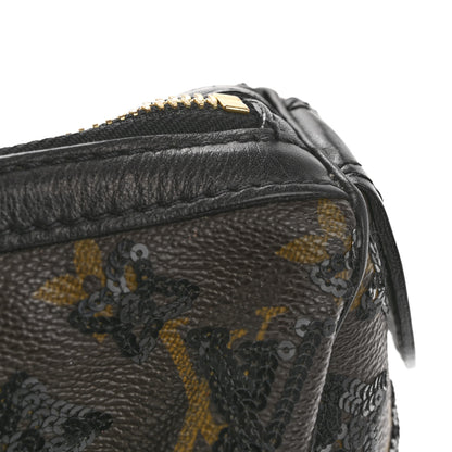 Louis Vuitton Monogram Sequins Eclipse Speedy 28 Black 12 of 18