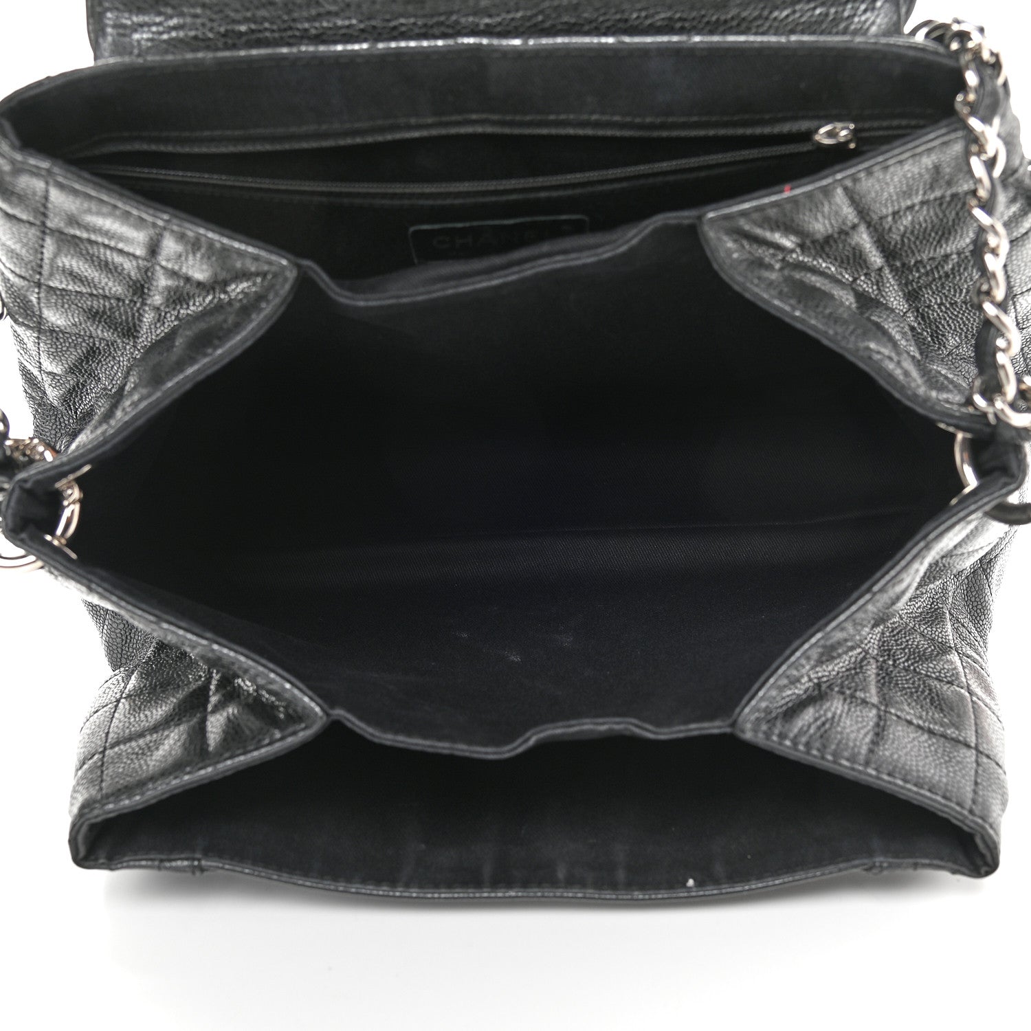 Chanel Caviar Quilted Timeless Accordion Flap Black 5 of 9
