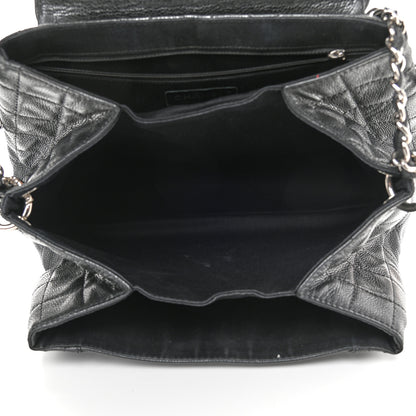 Chanel Caviar Quilted Timeless Accordion Flap Black 5 of 9