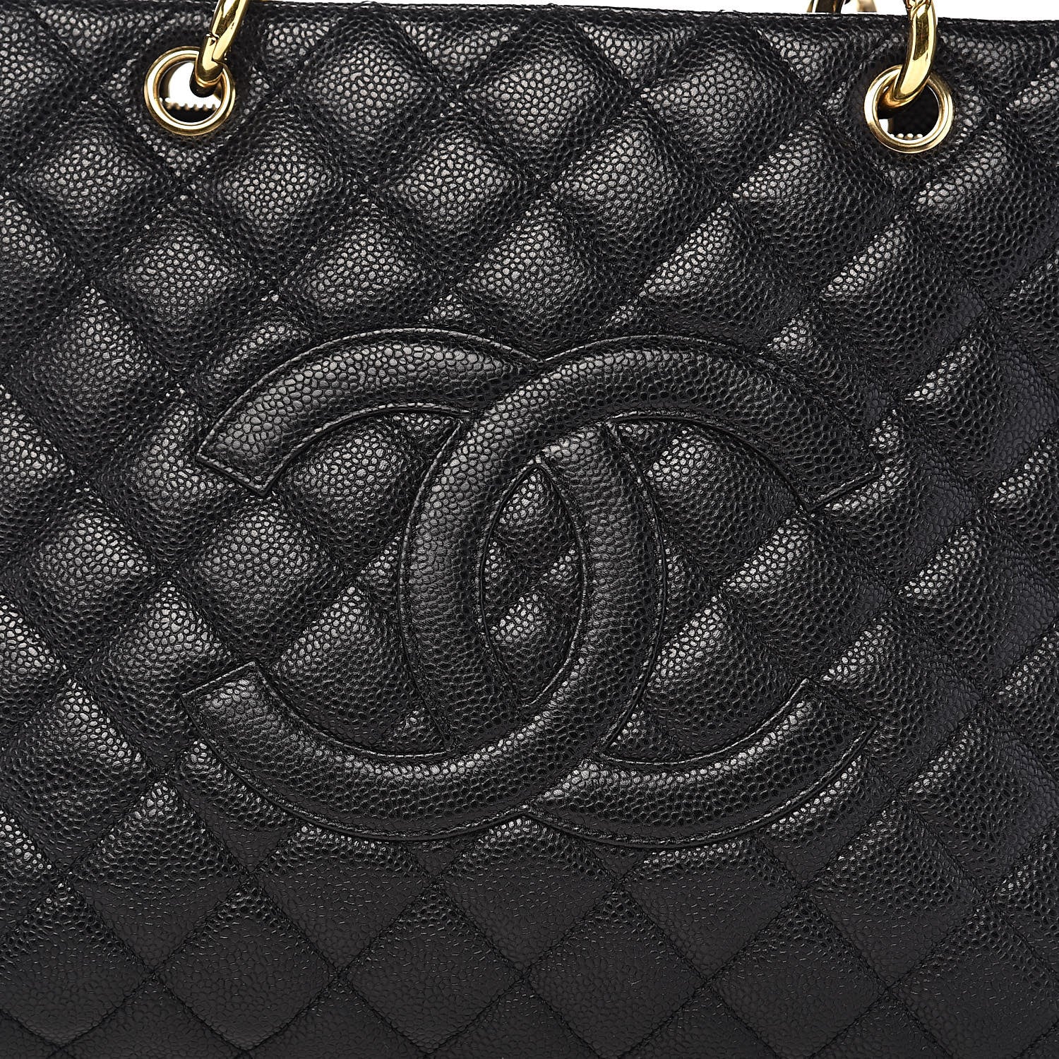 Chanel Caviar Quilted Grand Shopping Tote GST Black 11 of 11