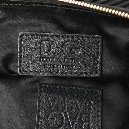Dolce & Gabbana Satin Bow Sasha Chain Clutch Black 10 of 17