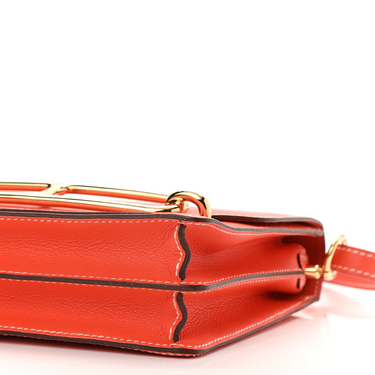 Hermes Evercolor Sac Roulis 23 Orange Poppy 10 of 10
