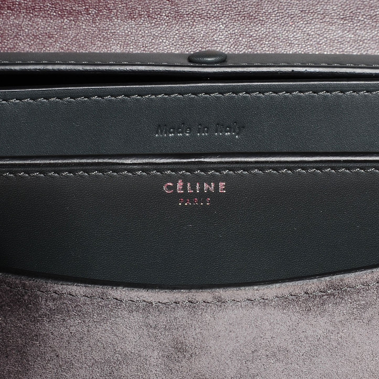 Suede Small Case Bag Gray