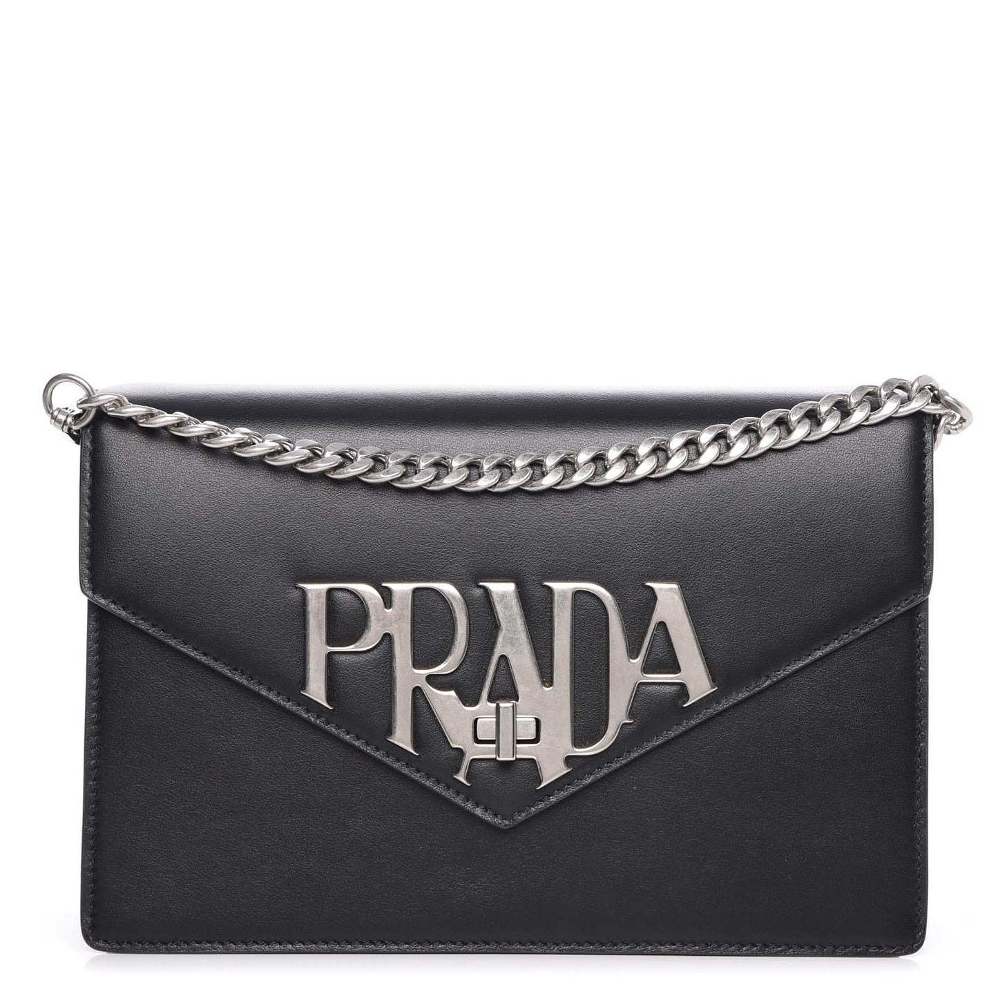 Soft Calf Logo Crossbody Nero Black
