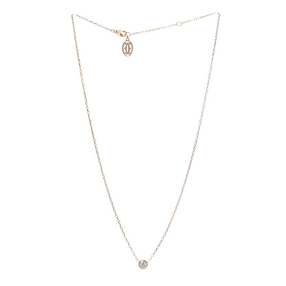 Cartier 18K Pink Gold Diamond LM D'Amour Pendant Necklace 3 of 6